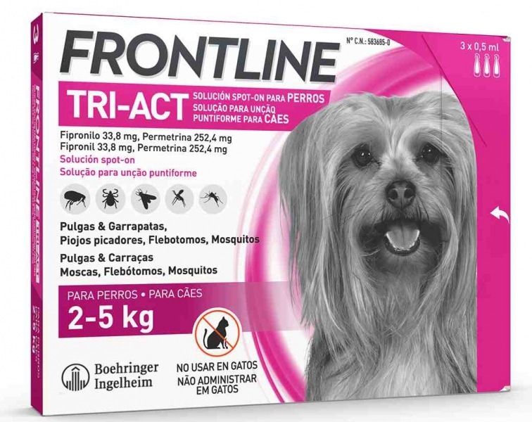 Frontline TRI-ACT 3Ppt XS 2-5Kg