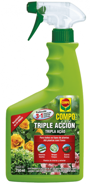 Triple Action Insecticida+Fungicida+Acaricida 750ml COMPO