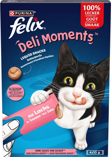 FELIX Delimoments Salmão 4x10g
