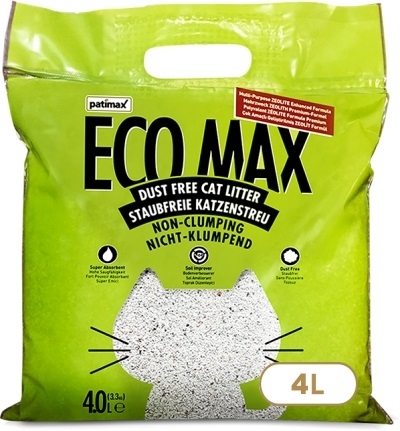 Cat Litter Ecomax Non-Clumping Baby Powder 4Lt