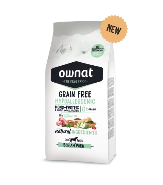 OWNAT GRAIN FREE HYPO Iberian Pork 12Kg DOG