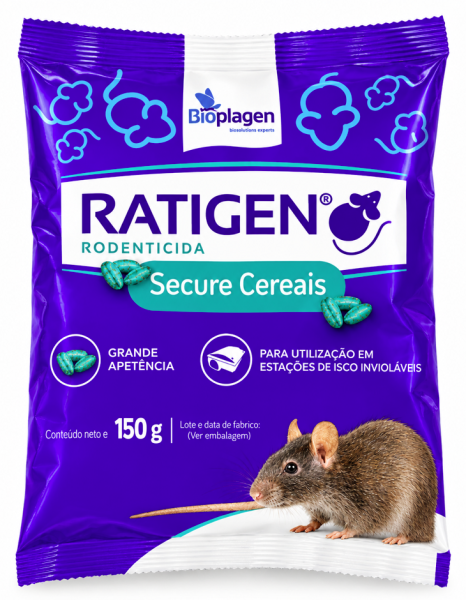 Ratigen Secure Cereais 150gr BIOPLAGEN